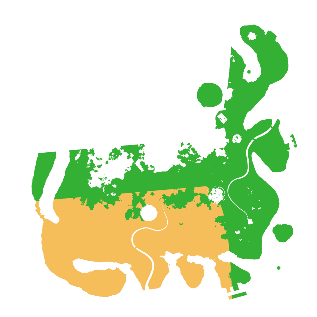 Biome Rust Map: Procedural Map, Size: 3500, Seed: 1960364517