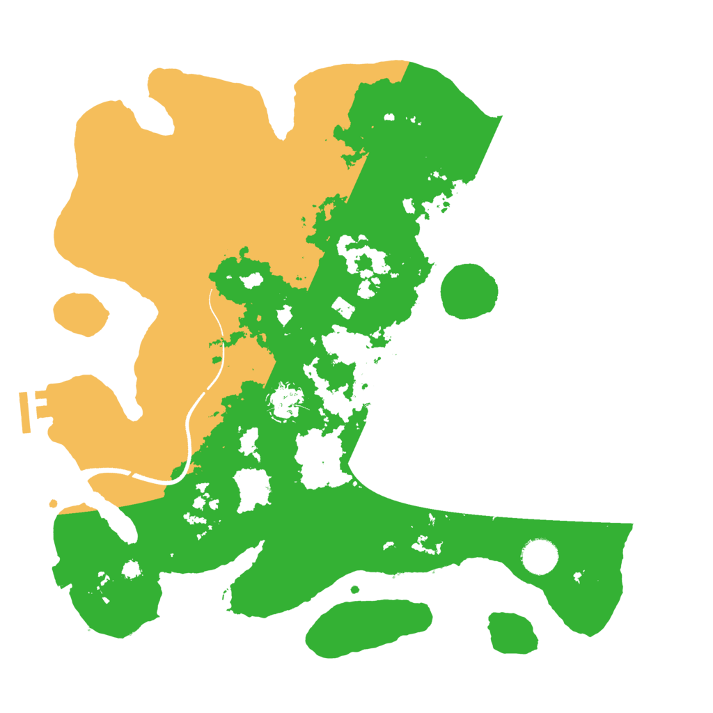 Biome Rust Map: Procedural Map, Size: 3500, Seed: 884944470