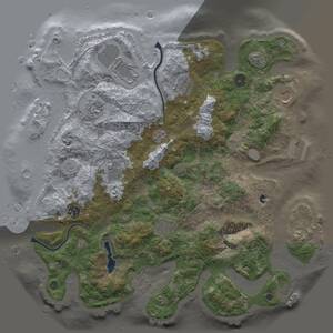 Thumbnail Rust Map: Procedural Map, Size: 4000, Seed: 504320263, 14 Monuments