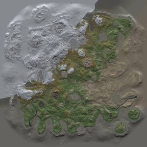 Thumbnail Rust Map: Procedural Map, Size: 3850, Seed: 2003013543, 15 Monuments