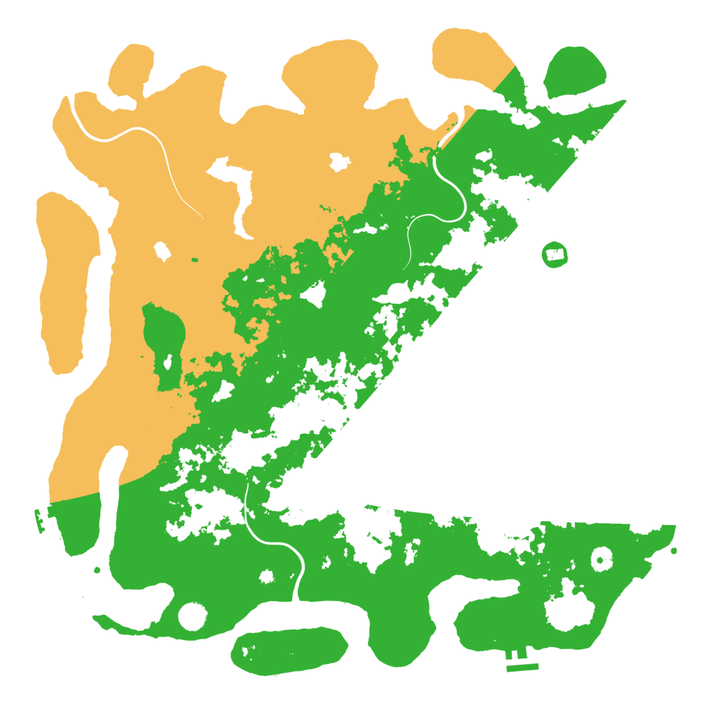Biome Rust Map: Procedural Map, Size: 4500, Seed: 508505197