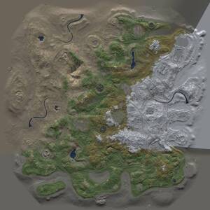 Thumbnail Rust Map: Procedural Map, Size: 4500, Seed: 10791212, 17 Monuments