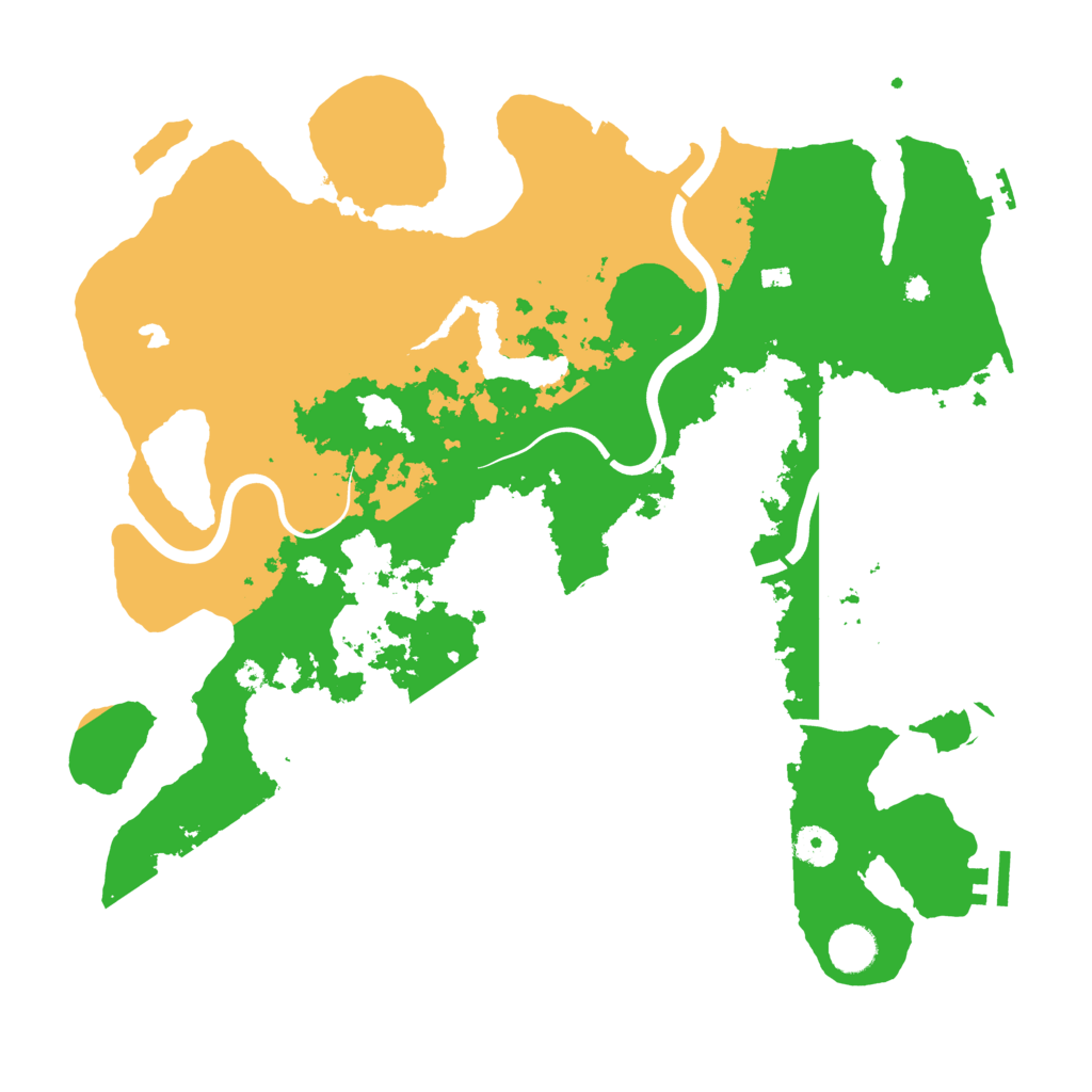 Biome Rust Map: Procedural Map, Size: 4000, Seed: 12686031