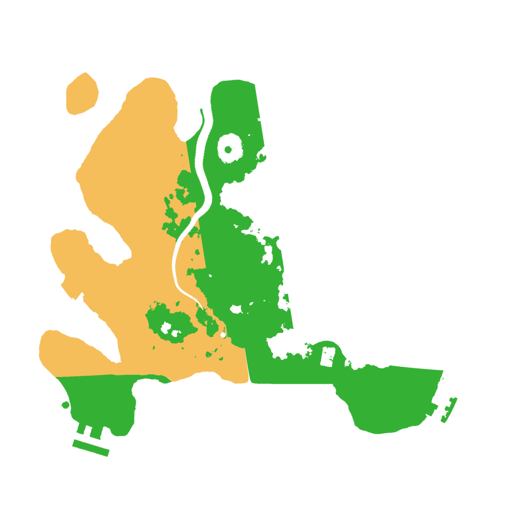 Biome Rust Map: Procedural Map, Size: 2800, Seed: 241003