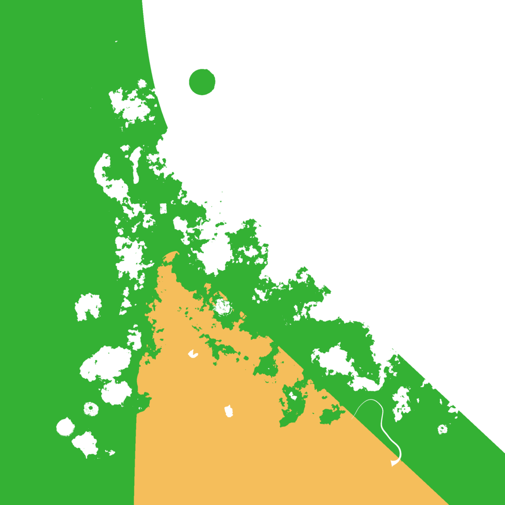 Biome Rust Map: Procedural Map, Size: 5250, Seed: 333