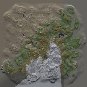 Thumbnail Rust Map: Procedural Map, Size: 4000, Seed: 684262076, 15 Monuments