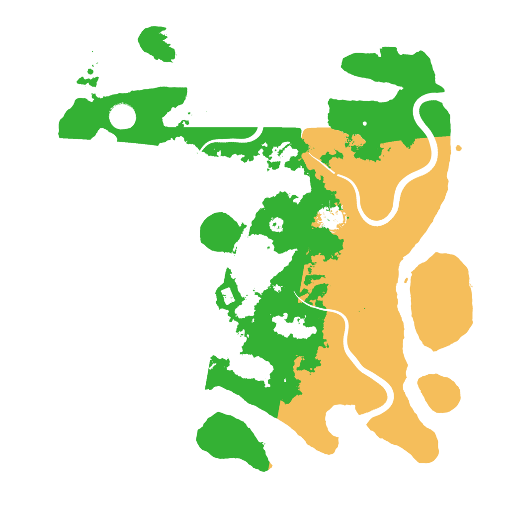 Biome Rust Map: Procedural Map, Size: 3496, Seed: 1300943081