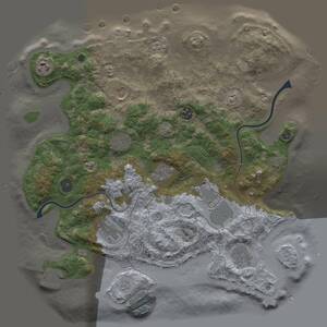 Thumbnail Rust Map: Procedural Map, Size: 3750, Seed: 1558941704, 15 Monuments