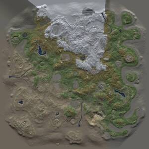 Thumbnail Rust Map: Procedural Map, Size: 4500, Seed: 982632045, 17 Monuments