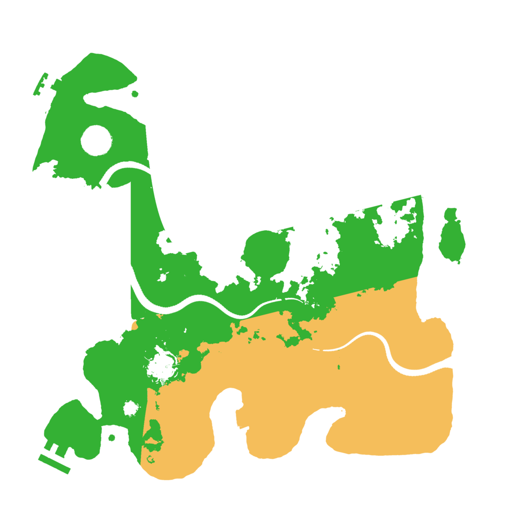 Biome Rust Map: Procedural Map, Size: 3165, Seed: 1