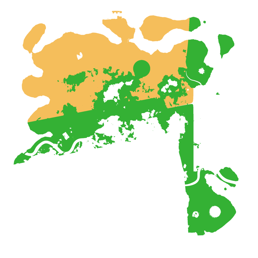 Biome Rust Map: Procedural Map, Size: 4000, Seed: 617233619