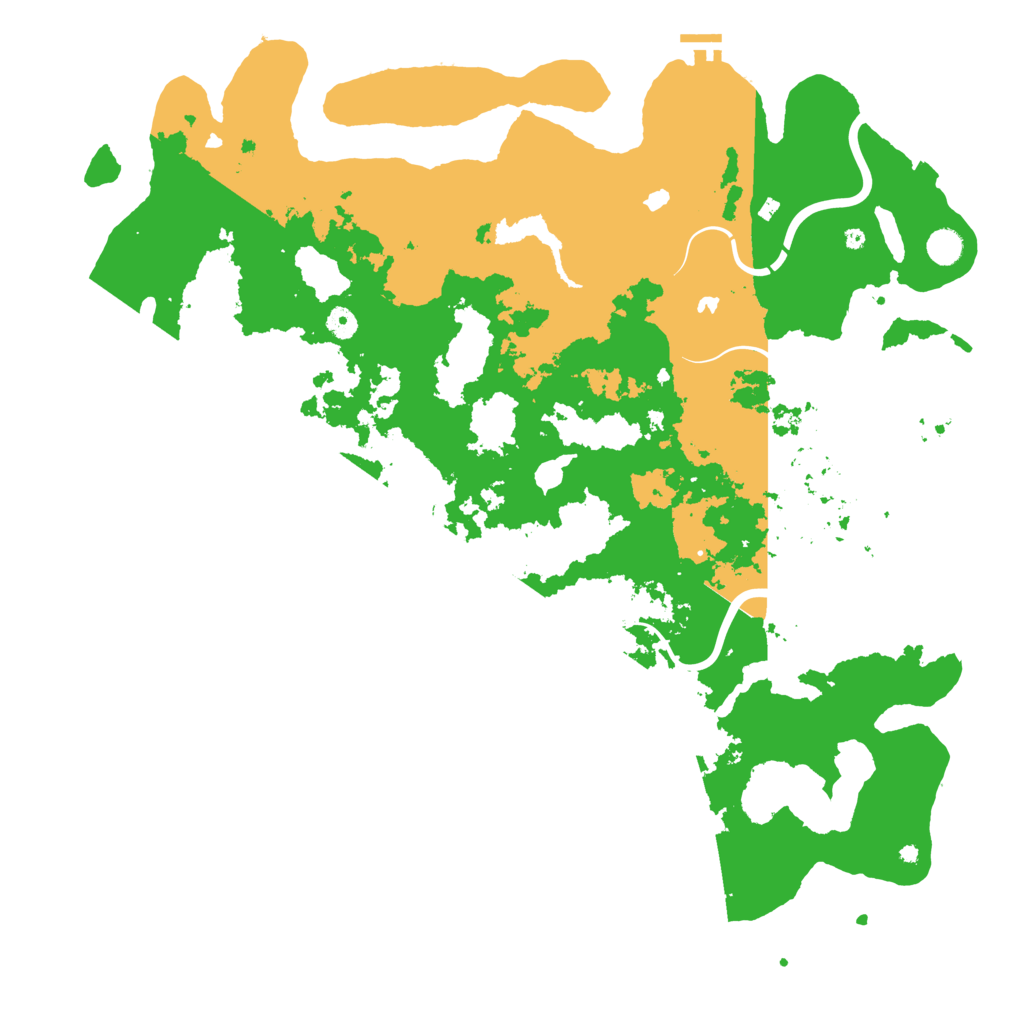 Biome Rust Map: Procedural Map, Size: 5000, Seed: 1610887497