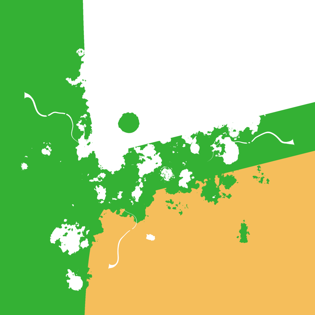 Biome Rust Map: Procedural Map, Size: 4253, Seed: 1