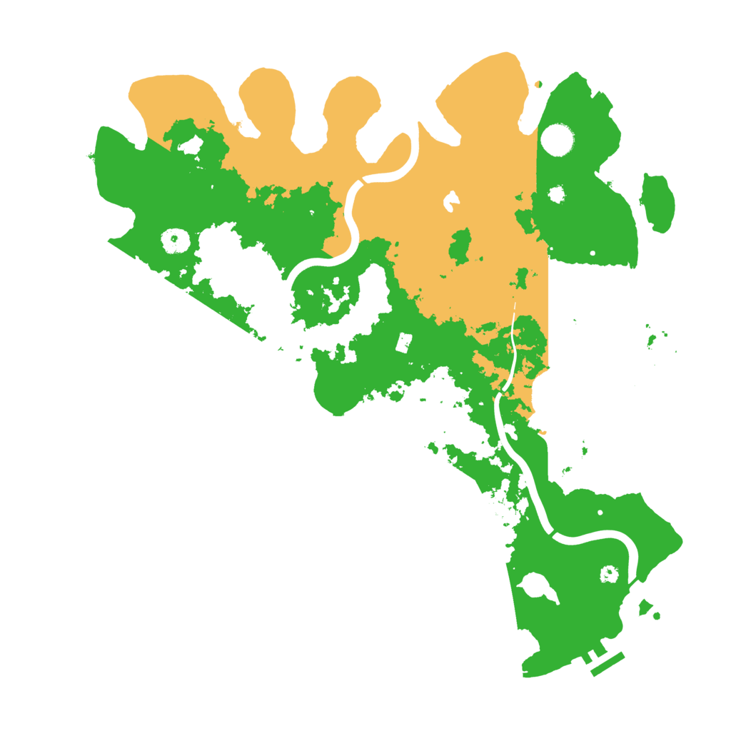 Biome Rust Map: Procedural Map, Size: 4000, Seed: 62220335