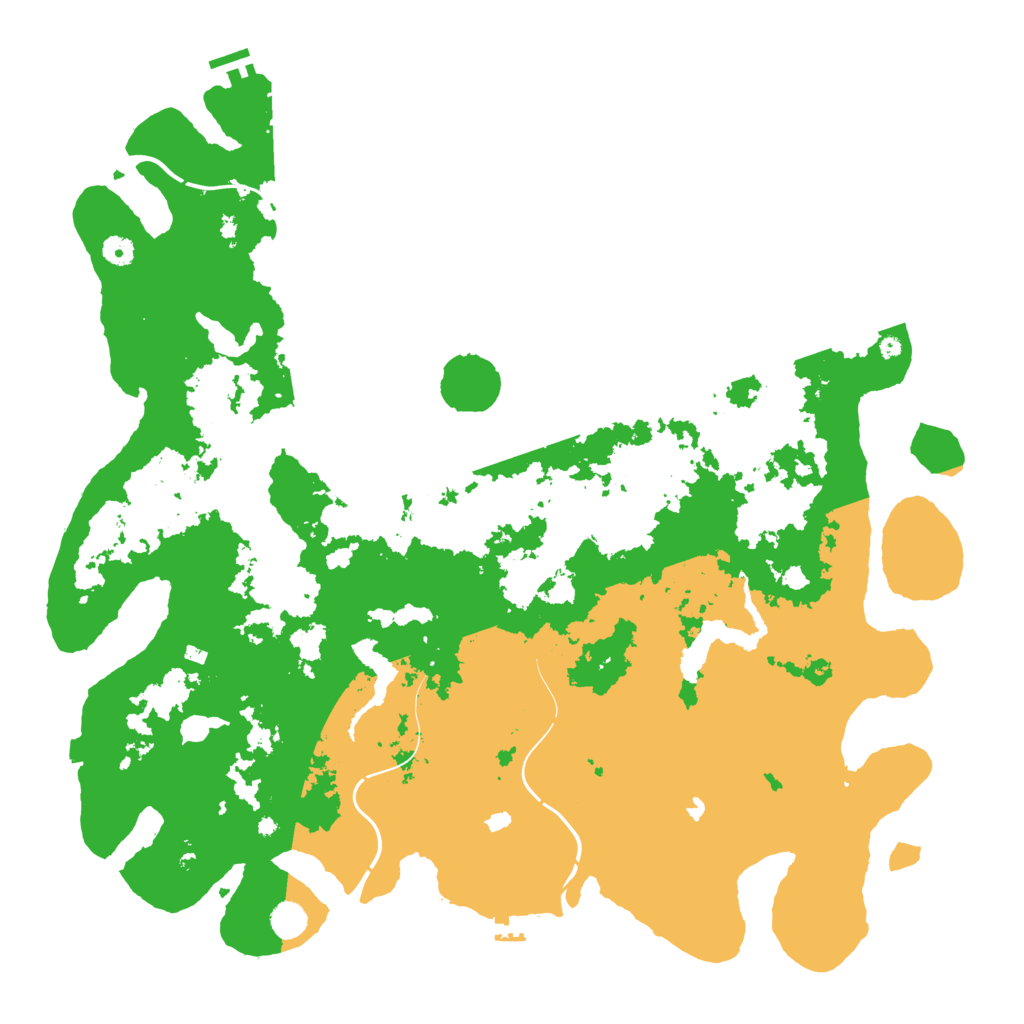 Biome Rust Map: Procedural Map, Size: 5000, Seed: 10032024