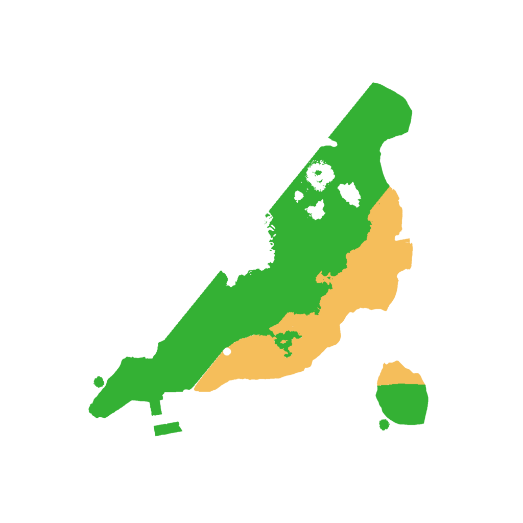 Biome Rust Map: Procedural Map, Size: 2000, Seed: 32213