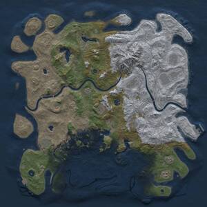 Thumbnail Rust Map: Procedural Map, Size: 5000, Seed: 632089, 17 Monuments