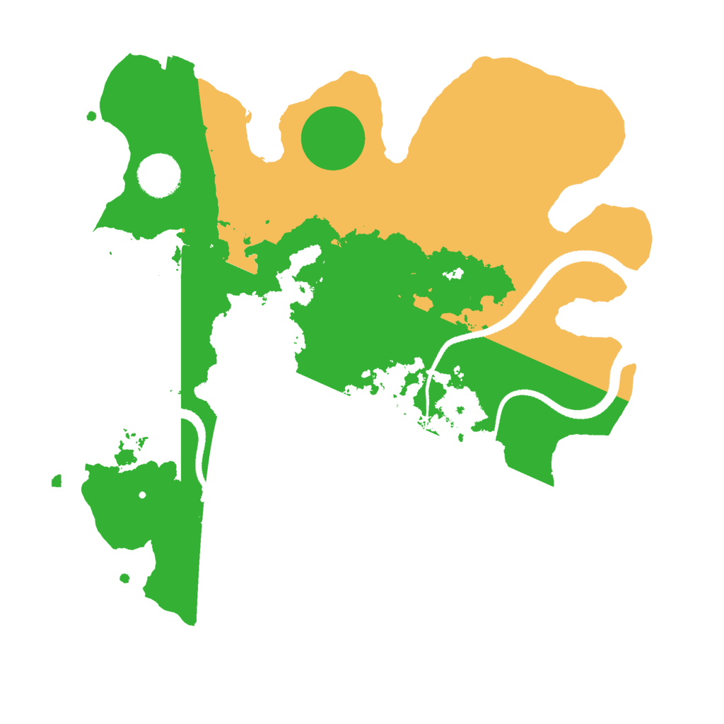 Biome Rust Map: Procedural Map, Size: 3000, Seed: 1773480417