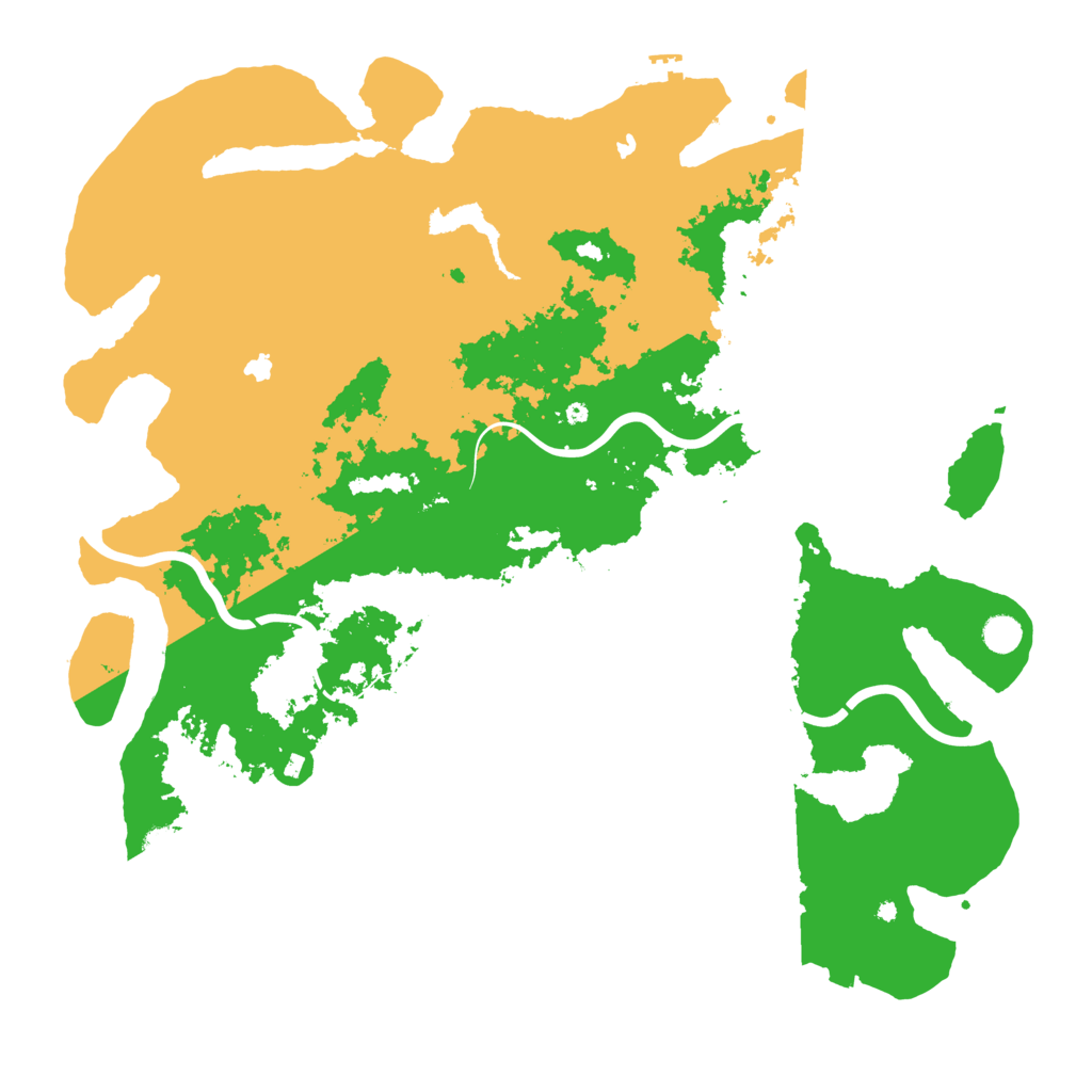 Biome Rust Map: Procedural Map, Size: 5000, Seed: 698593068