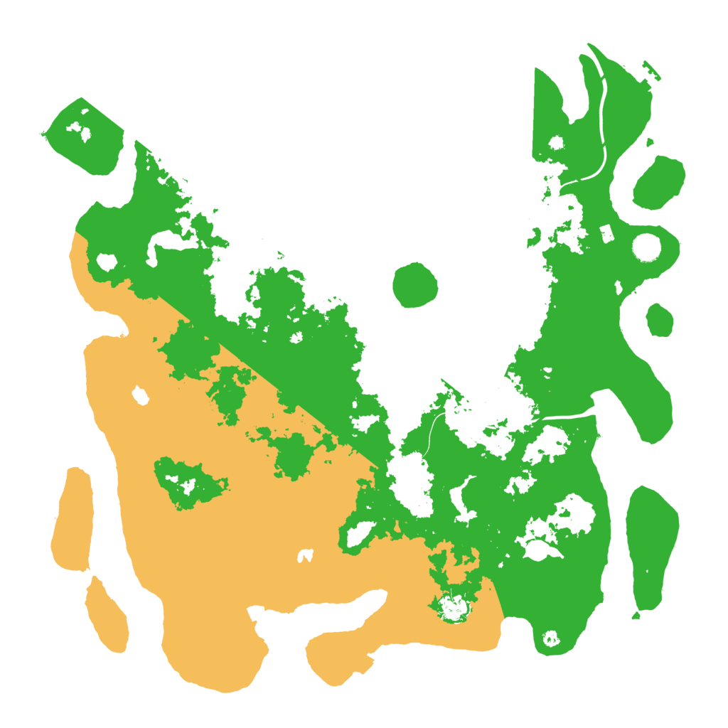 Biome Rust Map: Procedural Map, Size: 4500, Seed: 512383946
