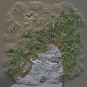 Thumbnail Rust Map: Procedural Map, Size: 5000, Seed: 3102024, 17 Monuments