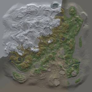 Thumbnail Rust Map: Procedural Map, Size: 3800, Seed: 38755345, 15 Monuments