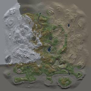 Thumbnail Rust Map: Procedural Map, Size: 4000, Seed: 1447048725, 14 Monuments