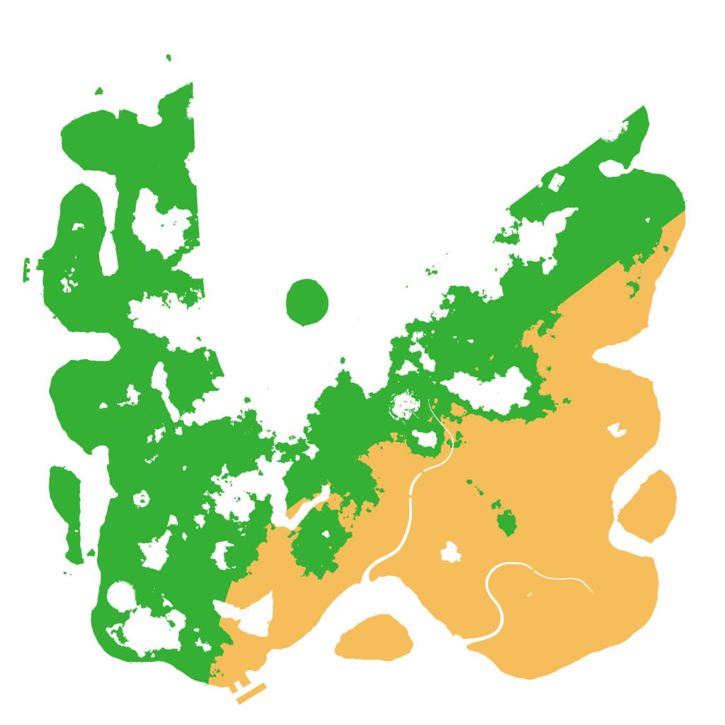 Biome Rust Map: Procedural Map, Size: 4500, Seed: 375784296