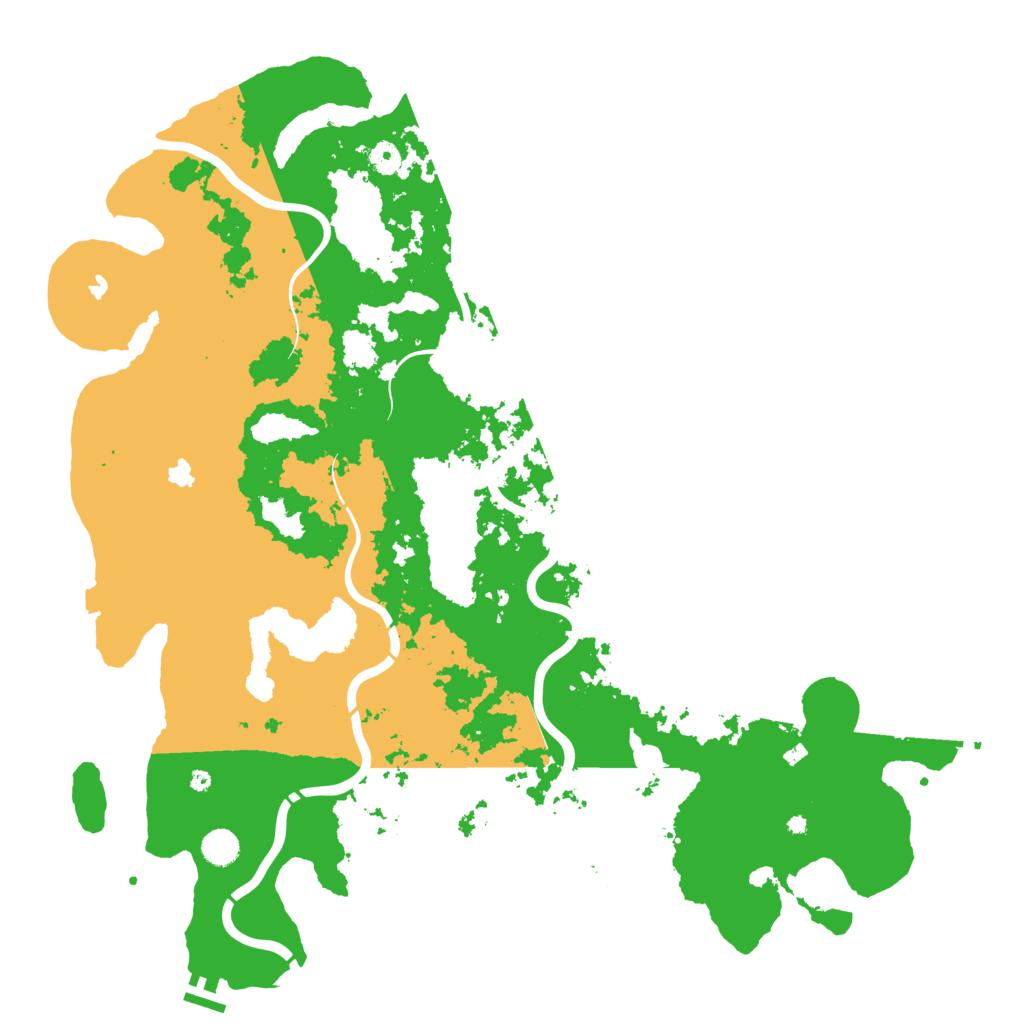 Biome Rust Map: Procedural Map, Size: 4850, Seed: 20241004