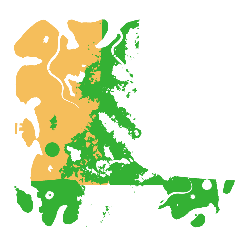 Biome Rust Map: Procedural Map, Size: 4500, Seed: 676065195