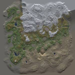 Thumbnail Rust Map: Procedural Map, Size: 4500, Seed: 1889998875, 17 Monuments