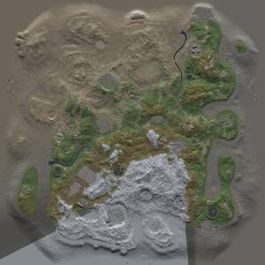 Thumbnail Rust Map: Procedural Map, Size: 3800, Seed: 761102642, 15 Monuments