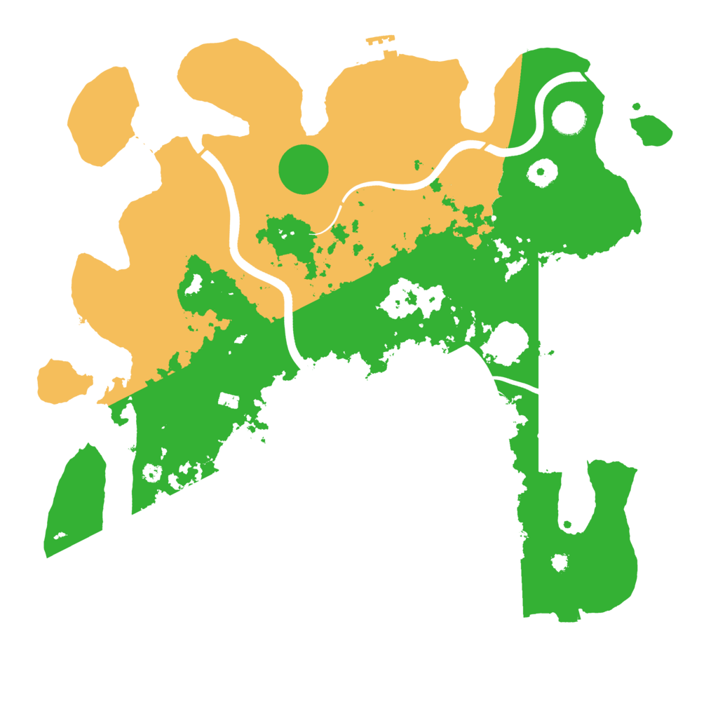 Biome Rust Map: Procedural Map, Size: 3800, Seed: 761102642