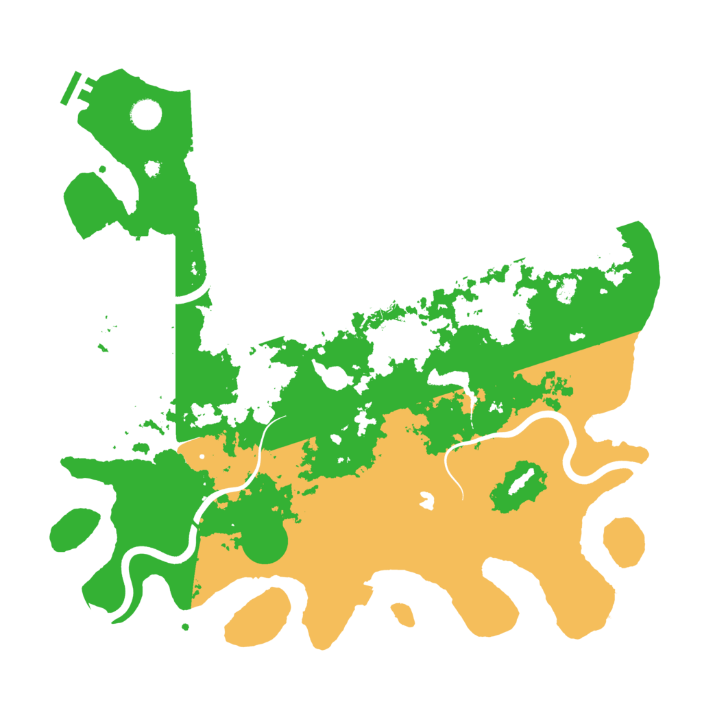 Biome Rust Map: Procedural Map, Size: 4000, Seed: 3367