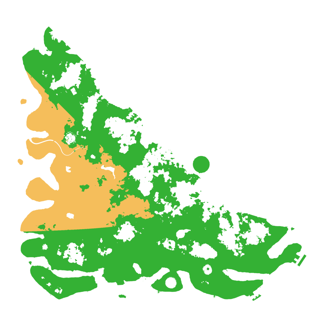 Biome Rust Map: Procedural Map, Size: 5000, Seed: 866491965