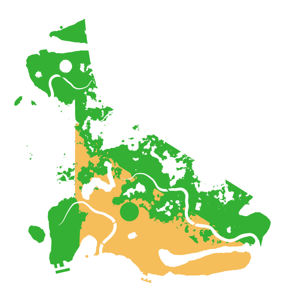 Biome Rust Map: Procedural Map, Size: 4200, Seed: 1892212331