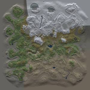 Thumbnail Rust Map: Procedural Map, Size: 4250, Seed: 1034627323, 14 Monuments