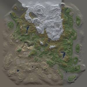 Thumbnail Rust Map: Procedural Map, Size: 4500, Seed: 437731635, 14 Monuments