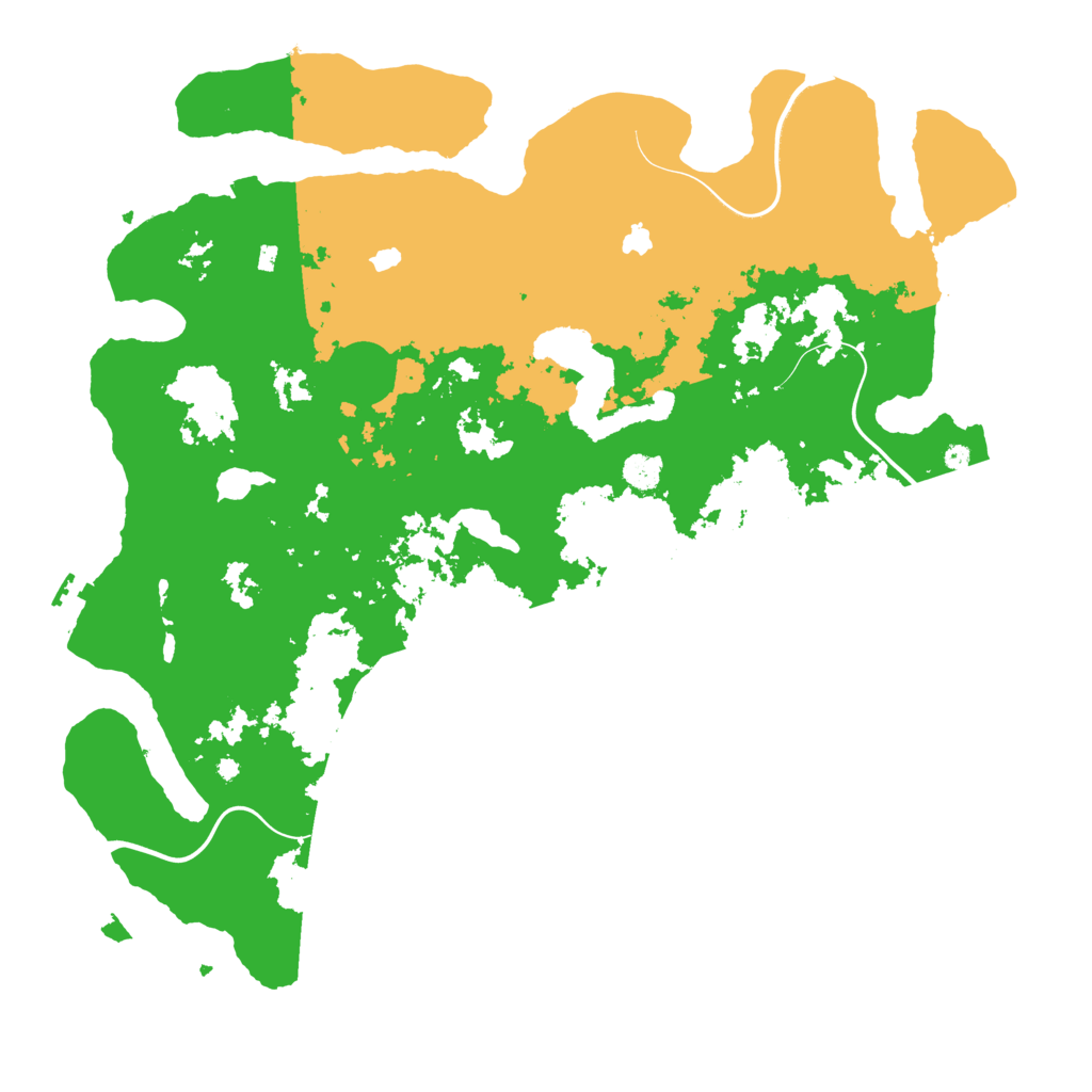 Biome Rust Map: Procedural Map, Size: 4500, Seed: 78578