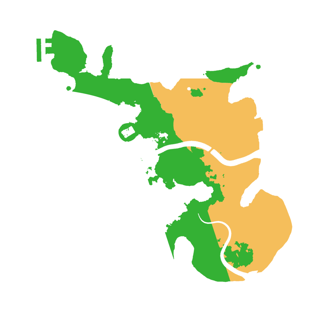 Biome Rust Map: Procedural Map, Size: 2750, Seed: 474363141