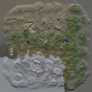 Thumbnail Rust Map: Procedural Map, Size: 4500, Seed: 8281992, 16 Monuments