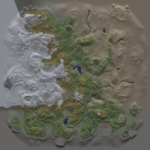 Thumbnail Rust Map: Procedural Map, Size: 4500, Seed: 1704193801, 17 Monuments