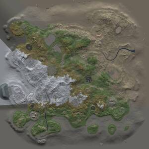 Thumbnail Rust Map: Procedural Map, Size: 3500, Seed: 2008726349, 15 Monuments