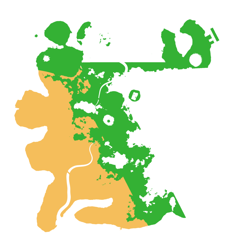 Biome Rust Map: Procedural Map, Size: 3500, Seed: 789582175