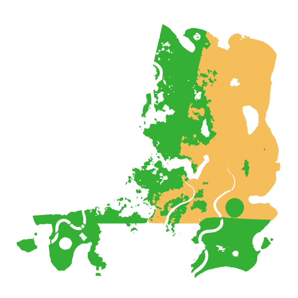Biome Rust Map: Procedural Map, Size: 4250, Seed: 764476671