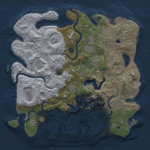 Thumbnail Rust Map: Procedural Map, Size: 4250, Seed: 764476671, 17 Monuments