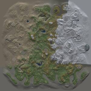 Thumbnail Rust Map: Procedural Map, Size: 5000, Seed: 69836983, 17 Monuments