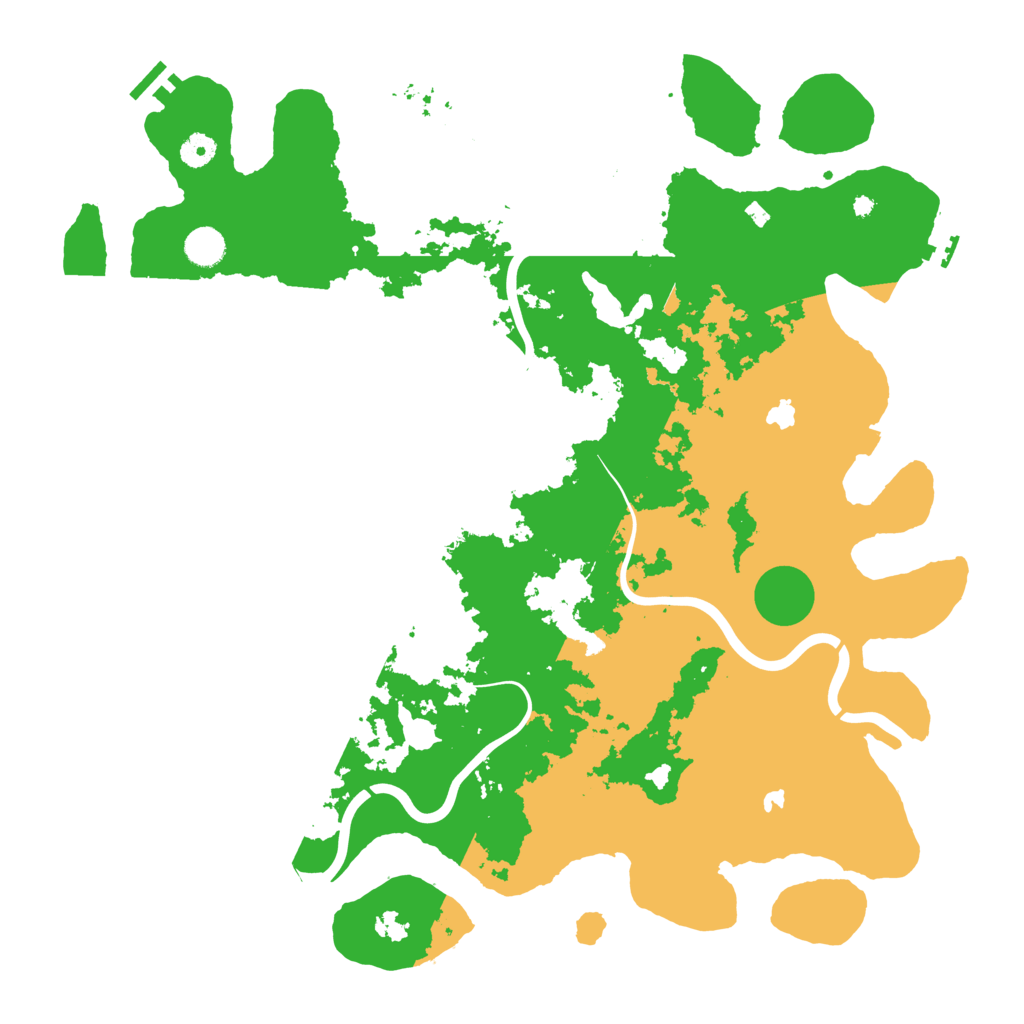 Biome Rust Map: Procedural Map, Size: 4500, Seed: 857633662