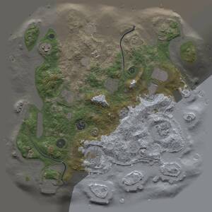 Thumbnail Rust Map: Procedural Map, Size: 3500, Seed: 1783888644, 14 Monuments