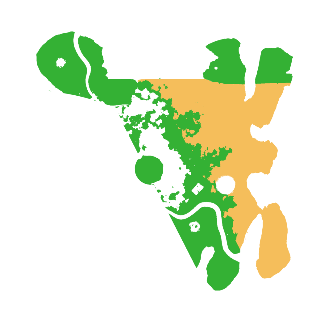 Biome Rust Map: Procedural Map, Size: 3000, Seed: 80202509